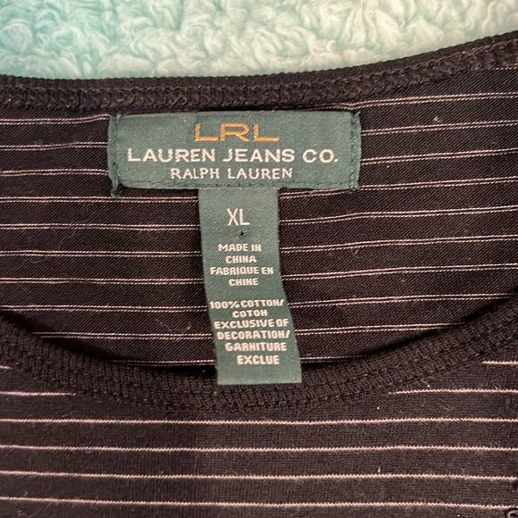 🔥Ralph Lauren Black Boxy Embellished Long Sleeve T-Shirt🔥 - Picture 5 of 6